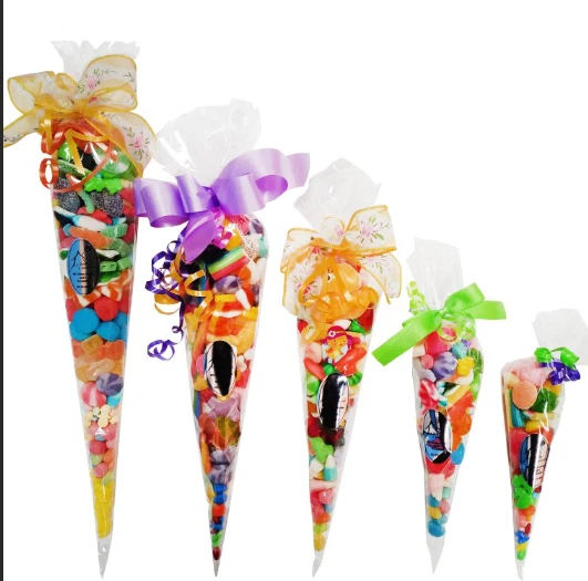 शंकु आकार प्लास्टिक पैकेजिंग बैग डिस्काउंट कीमत