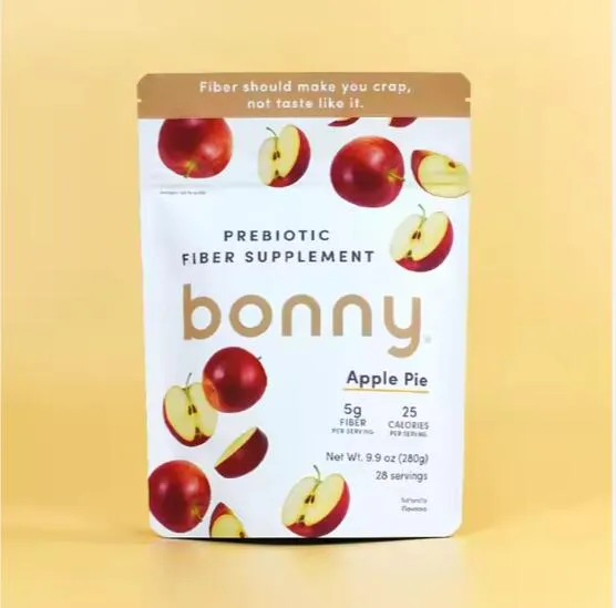 पर्यावरण-अनुकूल थोक डॉयपैक जिपर फूड स्नैक एप्पल प्लास्टिक रीसीलेबल जिपर सेल्फ स्टैंड पाउच बैग