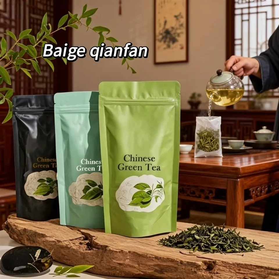 हरी चाय पैकेजिंग बैग