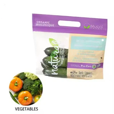 खाद्य ककड़ी सब्जी के लिए कस्टम डिजिटल प्रिंटिंग प्लास्टिक बैग ककड़ी पैकेजिंग बैग ककड़ी बैग